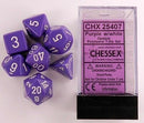 Chessex: Opaque Polyhedral Dice Set