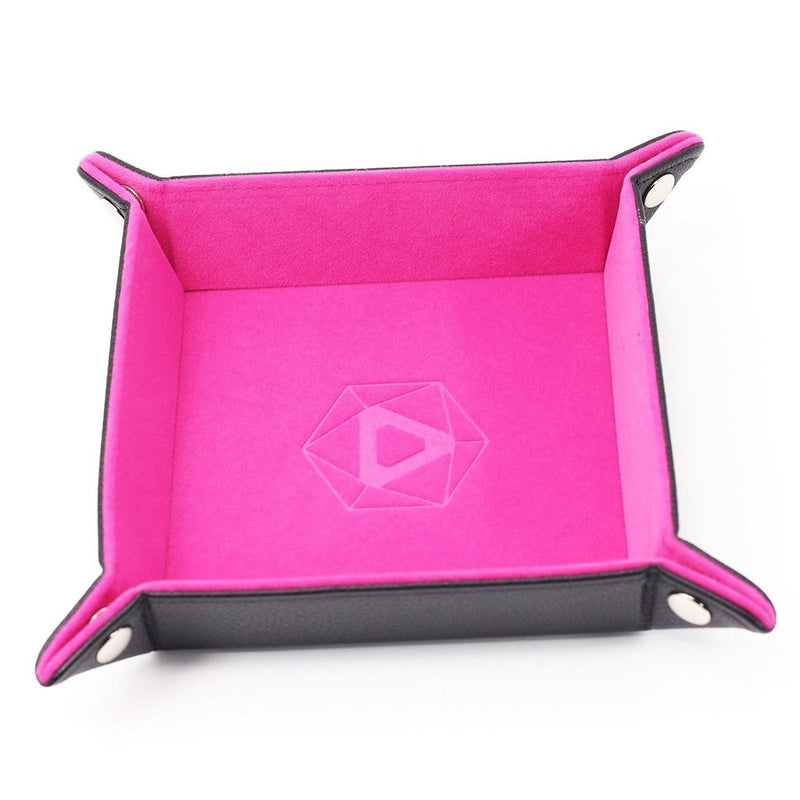 Die Hard dice Table Armor Folding Dice Tray- Pink Velvet