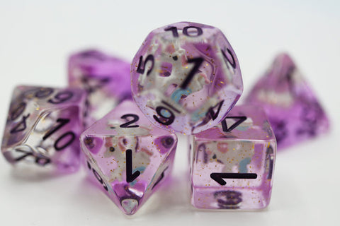 Purple Unicorn Dice