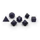 Dice Gemstone 7 RPG Set, Hematite