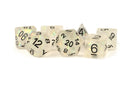 MDG Poly Dice Set: Icy Opal- Clear