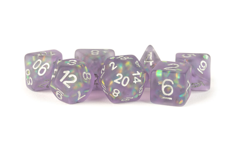 MDG Poly Dice Set: Icy Opal- Purple