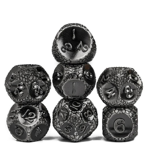 Metal RPG Dice Sets: Dragonstone