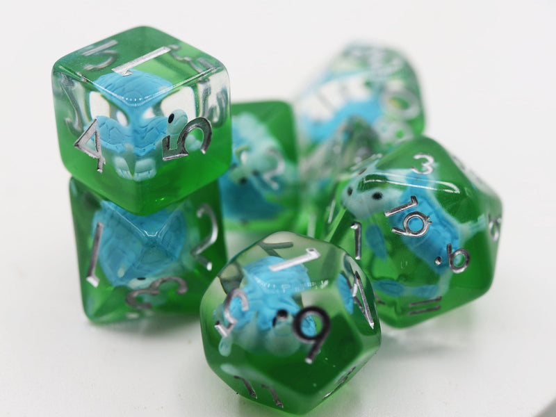 SPLASH TURTLE RPG DICE SET