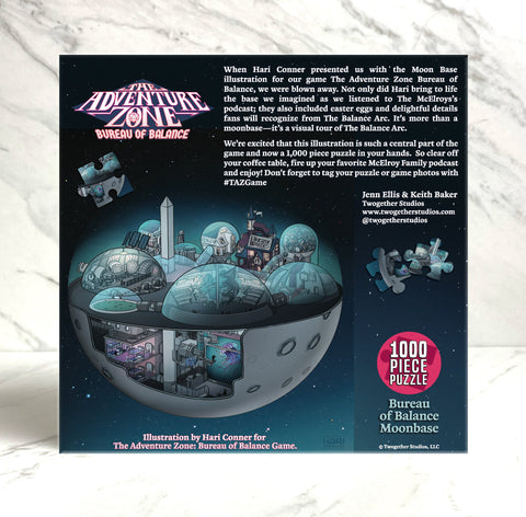 1000 Piece Puzzle: The Adventure Zone Moon Base