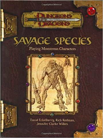 USED Savage Species: Playing Monstrous Characters