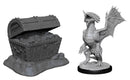 D&D Nolzur's Marvelous Miniatures: Bronze Dragon Wyrmling & Pile of Sea Found Treasure