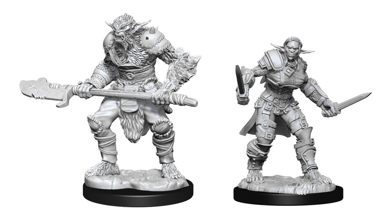 D&D Nolzur's Wave 15: Bugbear Barbarian Male & Rogue Female