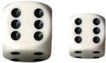 Chessex: Opaque 36D6 Dice Set - 12mm