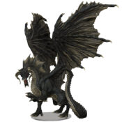D&D Icons of the Realms: Adult Black Dragon