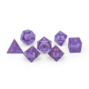 7-Piece RPG Set - Zircon Glass Dice
