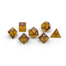 7-Piece RPG Set - Zircon Glass Dice