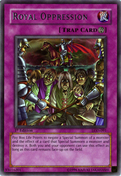 yugioh card that negates paying life points YU-GI-OH! - Solemn Judgment (BP01-EN047) - Battle Pack: Epic Dawn - 1st Edition Card Name yugioh card that negates paying