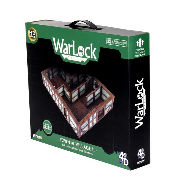 WarLock Tiles: Towns and Village II Full Height Plaster Walls Expansion