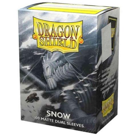 Dragon Shield Matte Dual Sleeve -  Snow ‘Nirin’ 100ct