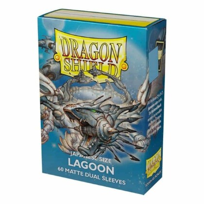 Dragon Shield DUAL-Matte Sleeve - Saras 'Lagoon' 60ct