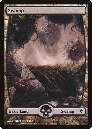 Swamp (241) - Full Art [Zendikar]