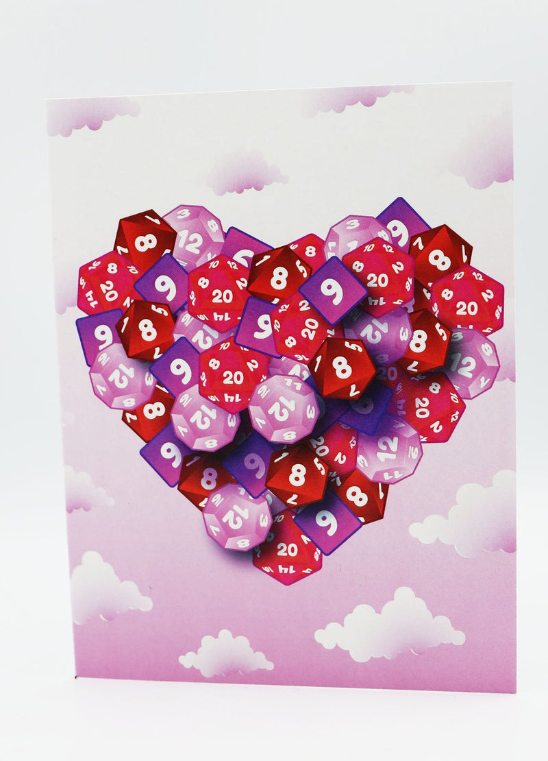 Valentines Day Card- Hearts in the Clouds