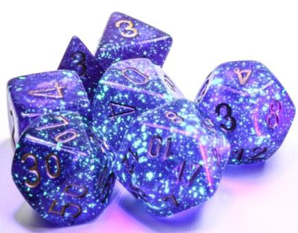 Chessex: Polyhedral Luminary Borealis™ Dice sets