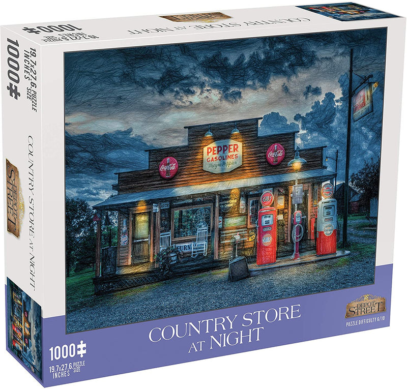 Country Store At Night Puzzle 1000pc