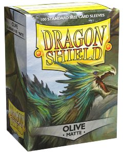 Dragon Shield Matte Sleeve -  Olive ‘Lavom’ 100ct