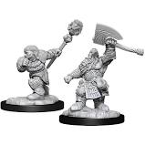 MTG Minis: Wave 14 - Dwarf Fighter & Dwarf Cleric