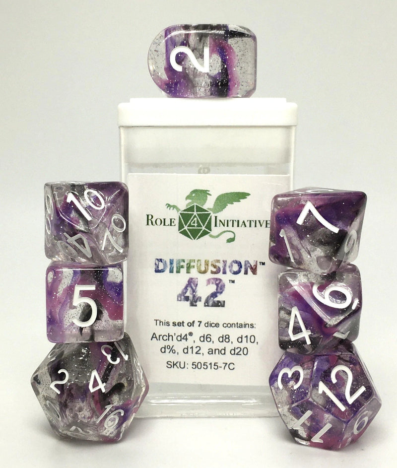 Roll4Initiative 7-Piece Dice Set: Diffusion Series