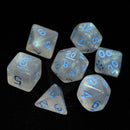 7 Piece RPG Set - Glacial Moonstone w/ Blue