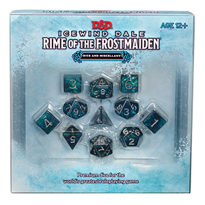Icewind Dale: Rime of the Frostmaiden Dice and Miscellany