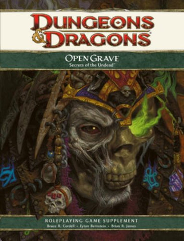 Open Grave, Secrets of the Undead: DnD 4th Edition Supplement (Used)