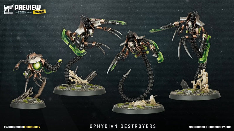 Necrons: Ophydian Destroyers