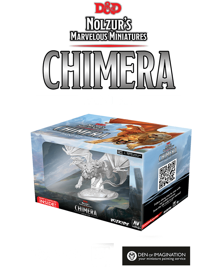 D&D Nolzur's: Chimera PAINT NIGHT KIT
