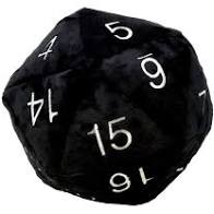 D20 Plush- Black