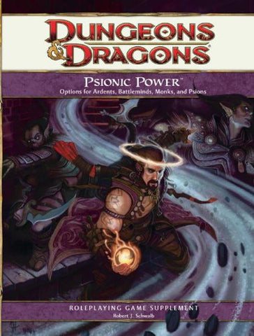 Psionic Power: A 4th Edition D&D Supplement (Used)