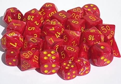 Chessex: D6  Vortex™ Dice sets - 12mm