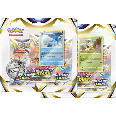 Brilliant Stars 3 Pack Blister [Leafeon]/Brilliant Stars 3 Pack Blister [Glaceon]