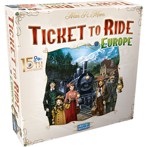 Ticket to Ride Europe 15th Anniversary Edition