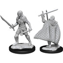Pathfinder Deep Cuts Unpainted Minis: Male Elf Fighter