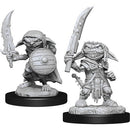 Pathfinder Deep Cuts Unpainted Minis: Male Goblin Fighter