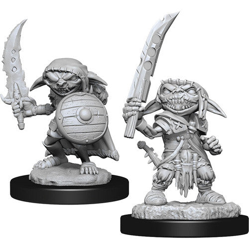 Pathfinder Deep Cuts Unpainted Minis: Male Goblin Fighter