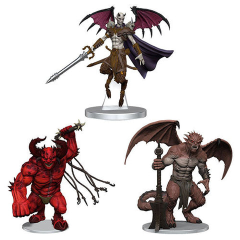 Dungeons & Dragons Icons of the Realms: Archdevils Hutijin, Moloch, and Titivilus